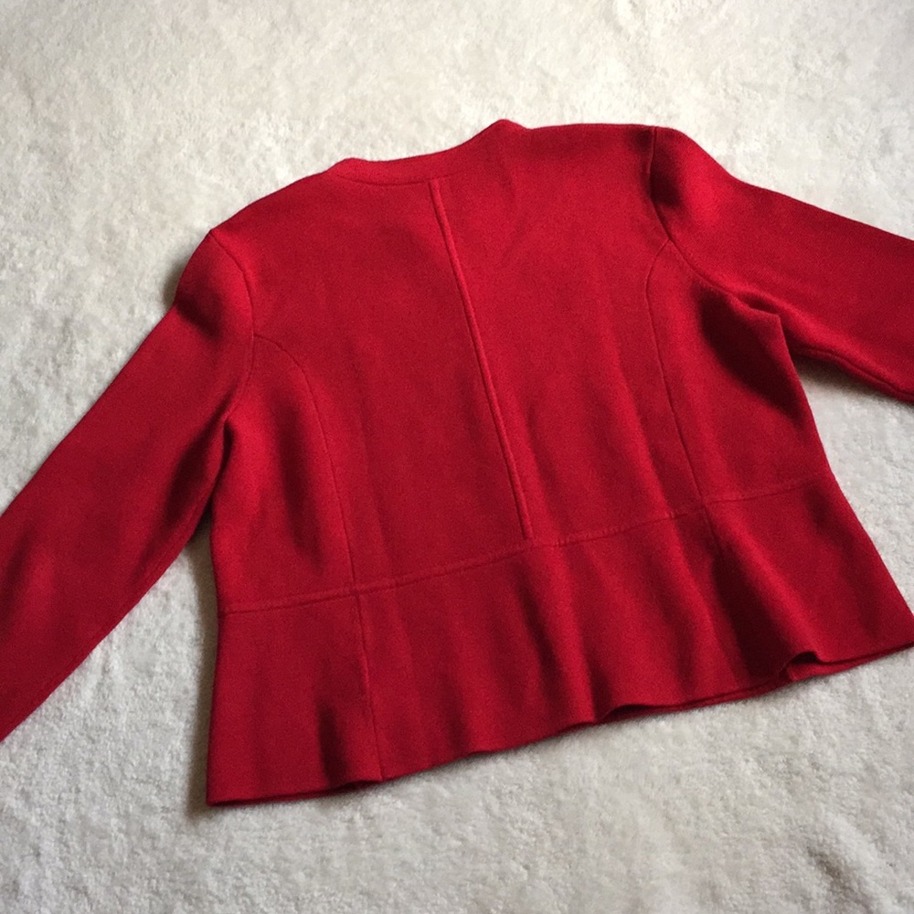 Talbots Stand Collar Sweater Jacket - image 5